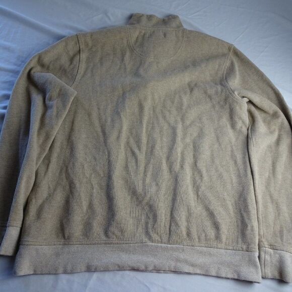 Nordstrom Men's Shop 1/4 Zip Sweater 100% Cotton Size L - Picture 5 of 11